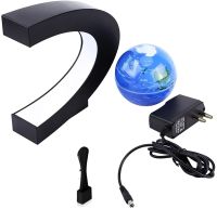 Нічник левітуючий глобус Magnetic Levitation Globe магнітний літаючий нічник Карта світу, світлодіодна LED лампа з RGB підсвічуванням від мережі 220В