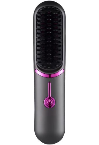 Акумуляторна гребінець для випрямлення волосся Hair Styler MAG - 789 портативна щітка випрямляч для укладання і вирівнювання, дорожній праску від USB