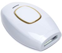 Лазерний фотоепілятор Intense Pulse Light White IPL109 36 W домашній епілятор з дисплеєм, апарат для видалення волосся на обличчі й тілі 600000 спалахів