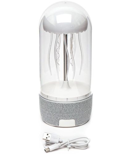 Портативна Bluetooth колонка нічник Медуза Jellyfish Speakers MAX 113 настільний бездротовий блютуз бездротовий настільний світильник з RGB підсвічуванням і SD картою від USB