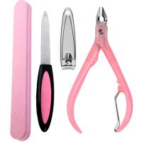 Манікюрний педикюрний набір Cutter Set AND 209 багатофункціональний комплект інструментів 10 предметів для манікюру і педикюру нігтів в блістері