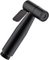 Набір для гігієнічного душу Handheld bidet Sprayer Set AA22 - 2 чорний ручний змішувач лійка з тримачем і шлангом з нержавіючої сталі для біде