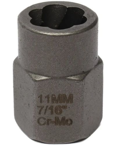Набір екстракторів Nut Extractor ES - 14 комплект інструментів для видалення і вилучення ударних пошкоджених болтів, гайок і гвинтів в кейсі 14 штук