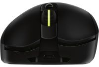 Ігрова комп'ютерна миша Logitech G703 Lightspeed Hero 16K бездротова геймерська мишка з акумулятором, RGB підсвічуванням для комп'ютера Чорна