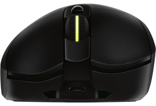 Ігрова комп'ютерна миша Logitech G703 Lightspeed Hero 16K бездротова геймерська мишка з акумулятором, RGB підсвічуванням для комп'ютера Чорна