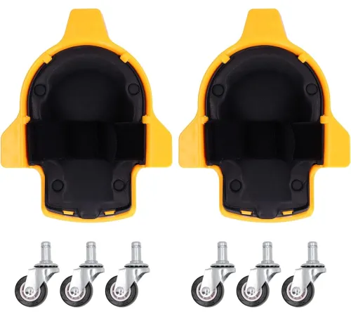 Захисні роликові наколінники Knee Blades 1603 для будівельних робіт, захист на коліно з поворотними колесами для ремонту підлогових покриттів