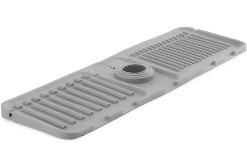 Силіконовий килимок для раковини Drain Mat Ly - 692 протиковзка підкладка Бризговики на мийку під кухонний змішувач зі зливом для води