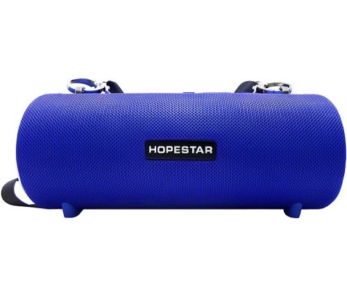 Беспроводная Bluetooth колонка Hopestar H39 10W портативная аккумуляторная блютуз акустика со светодиодной LED подсветкой FM-радио USB microSD AUX