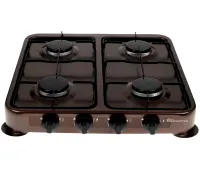 Настольный газовый таганок плита Domotec MS-6604 на 4 конфорки, газовая плита
