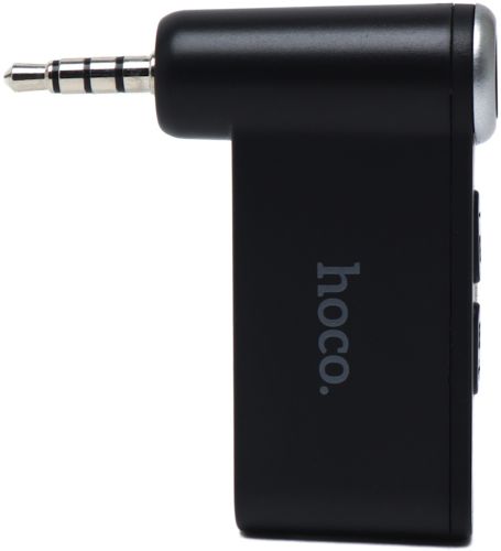 Автомобільний Bluetooth адаптер Hoco E58 140 mAh бездротовий трансмітер для магнітоли, авто FM ресивер, модулятор в машину з блютуз AUX 3.5 мм