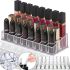 Універсальний акриловий органайзер підставка Lipstick Shelf на 24 комірки для зберігання косметики і помади Контейнер для макіяжу і дрібниць прозорий