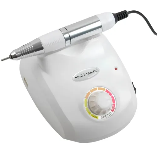 Машинка фрезер для маникюра и педикюра Beauty Nail DM-502 35000 оборотов, электрический аппарат для обработки ногтей с насадками и педалью 