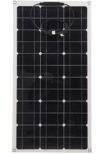 Монокристалічна гнучка сонячна панель Dusson Flexible Panel 100W 18V складна водонепроникна батарея 100Вт розкладний модуль для зарядки