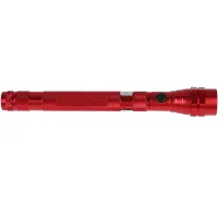Телескопічний ручний ліхтар X-Balog BL-T91 світлодіодний гнучкий LED ліхтарик з магнітом на батарейках для освітлення і захоплення металевих предметів