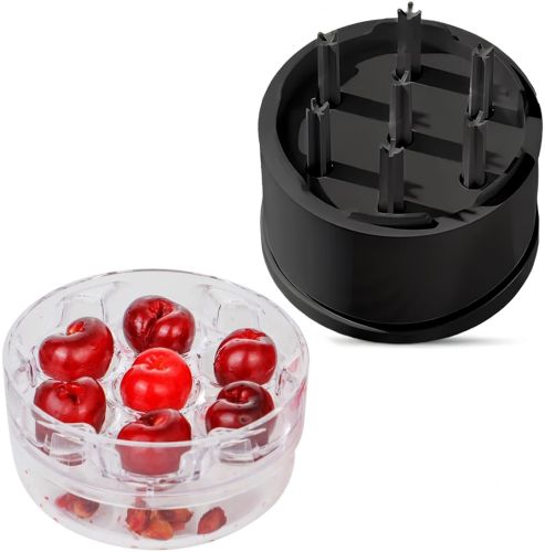 Машинка для видалення вишневих кісточок Cherry Pitter PL7 ручний прилад видавлювач з контейнером для відділення кісточки від вишні черешні AND 1-56