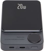 Беспроводной магнитный павербанк Power Bank Q9 20W MagSafe 10000 mAh внешний аккумулятор USB Type-C Lightning зарядное устройство для IOS Android