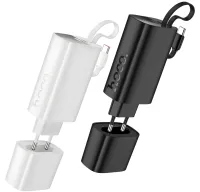 Сетевое зарядное устройство Hoco J148 PD20W Power Bank 5000 mAh портативный внешний аккумулятор Type-C повербанк с кабелем и адаптером для зарядки
