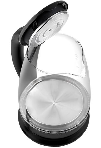Електрочайник Bitek BT - 3110 на 1.8 л дисковий скляний електричний чайник з LED підсвічуванням, індикатором роботи і автовідключенням Бітек 2400W