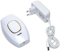 Лазерний фотоепілятор Intense Pulse Light White IPL109 36 W домашній епілятор з дисплеєм, апарат для видалення волосся на обличчі й тілі 600000 спалахів