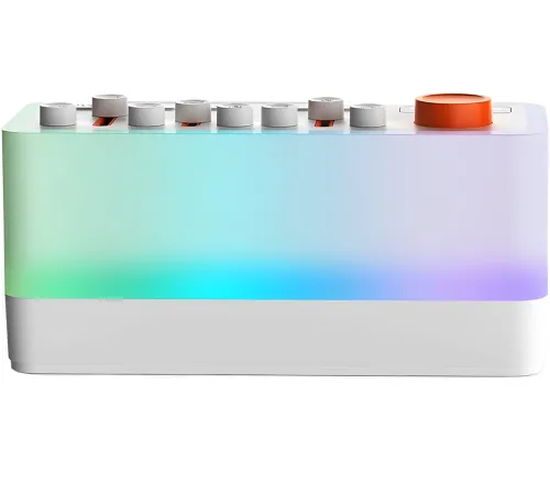 Генератор білого шуму Calmiro S660 Pro 3 в 1 c Bluetooth колонкою і RGB підсвічуванням, акумуляторна колонка нічник зі звуками природи JoyPro S10