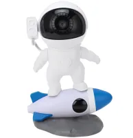 Лазерний нічник-проектор Астронавт Rocket Astronaut BL-07 світлодіодний LED нічник c проекцією зоряного неба, проектор космонавт з пультом від USB