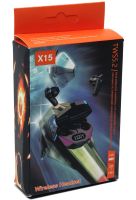 Бездротові ігрові навушники Wireless Headset TWS X15 сенсорна Bluetooth гарнітура з RGB LED підсвічуванням і шумозаглушенням в кейсі USB HA-137