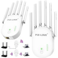 Беспроводной WI-FI репитер Repeater Pix-Link LV-WR60T усилитель сигнала до 300 Мбит с WLAN ретранслятор расширитель диапазона вай фай роутера 6 антенн