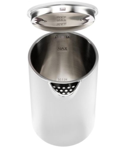 Электрочайник Domotec MS-5028 на 1.8 л настольный дисковый электрический чайник Домотек 1500W с индикатором работы и автоотключением от сети Белый