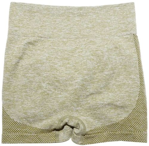 Женские бесшовные шорты Lifting Yoga Shorts XZY8855 утягивающие спортивные велосипедки с высокой талией и эффектом пуш ап для фитнеса Желтые S-XXL