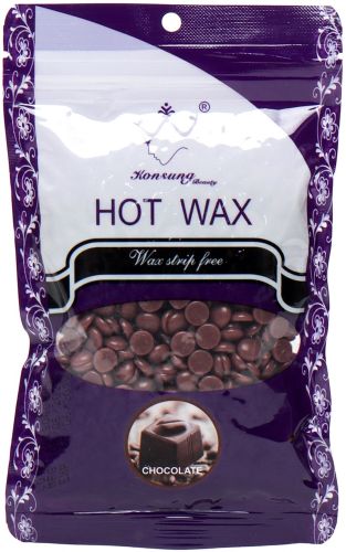 Кольоровий віск в гранулах для воскоплава Konsung Hot Wax 300 грам професійний низькотемпературний плівковий віск для депіляції всіх типів шкіри