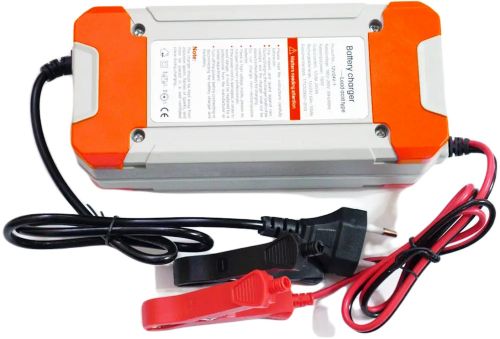 Автоматичний зарядний пристрій для акумуляторів AGM GEL LCD VoltPolska 8A 12V 24V універсальне автомобільне з дисплеєм для зарядки акумулятора авто