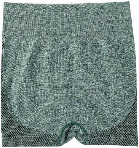 Женские бесшовные шорты Lifting Yoga Shorts XZY8855 утягивающие спортивные велосипедки с высокой талией и эффектом пуш ап для фитнеса Зеленые S-XXL