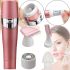 Жіночий бездротовий тример епілятор для тіла та обличчя Refreshing Skin Hair Cleansing QL-607 3 в 1, епілятор бритва для ніг і брів на батарейках