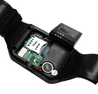 Розумний наручний смарт-годинник Smart Watch Q18 c камерою, диктофоном і фітнес трекером, акумуляторний Bluetooth годинник з пульсоміром Smartix Чорні