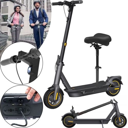 Складаний електросамокат Ninebot KickScooter Max G30 600W з переднім амортизатором і сидінням до 140 кг, електричний самокат E-Scooter 15AH до 50 км