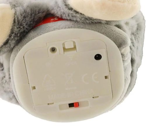 Музичний плюшевий зайчик Repeat Happy Rabbit FJ8888 Grey дитяча м'яка іграшка заєць із підсвічуванням і звуковими ефектами на акумуляторі від USB