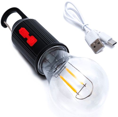 Аккумуляторная подвесная кемпинговая лампа Camping Lamp T-01 подвесной перезаряжаемый светодиодный фонарик с карабином для аварийного освещения USB