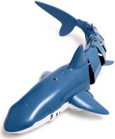 Акула на радіокеруванні у воді Shark S801 - 1 з пультом, акумуляторна інтерактивна дитяча плаваюча Іграшка на дистанційному управлінні від 6 років