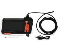 Акумуляторна гнучка камера ендоскоп Inskam Endoscope M40 5.5мм 4.3 дюйма цифровий бороскоп з кабелем 2 м підсвічуванням і монітором для діагностики