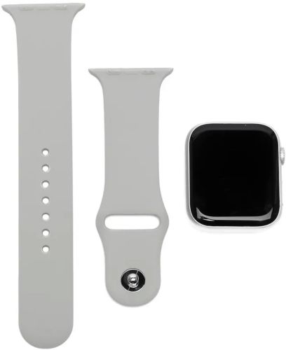 Наручні Смарт годинник Smart Watch T500 Спортивні з мікрофоном, тонометром IP67 Aluminium 44mm Розумні годинник з функціями фітнесу та здоров'я білі