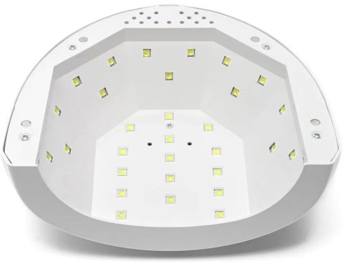 Професійна лампа для манікюру і педикюру SUNone Nail Lamp 48W UV LED з таймером White апарат для сушіння гель лаку і гелю для нігтів Білий