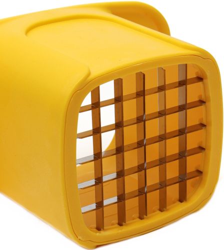 Подрібнювач для овочів Vegetable Chopper 2 в 1 кухонна Ручна овочерізка з двома змінними насадками для нарізки картоплі на скибочки і кубики