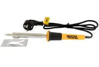 Контактний електричний паяльник Mastertool 44-0009 80W електропаяльник на підставці для з'єднання та паяння деталей і проводів від мережі 220V WL-9