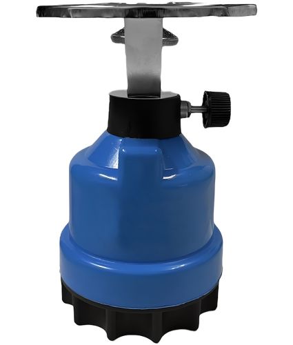 Портативний газовий пальник Mongaz SL-1021 1400W туристична міні плита з регулятором і п'єзопідпалом на балон для приготування їжі Dystate DY-05
