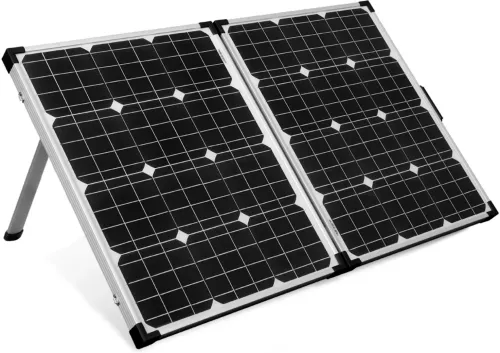 Складна полікристалічна сонячна панель Solar Board FOLD 80W 18V 67х45х3.5 см, розкладна сонячна батарея 670х450х35 мм для зарядки від сонця