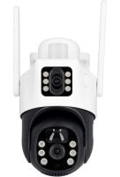 Вулична IP камера відеоспостереження Solar Camera V36 WI-FI поворотна відеокамера з двома лінзами і віддаленим доступом від сонячної панелі V36