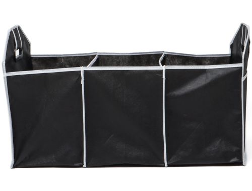Складная сумка органайзер Car Boot Organiser CR-113 в багажник автомобиля, раскладной тканевый ящик на 5 отсеков для хранения мелочей в авто