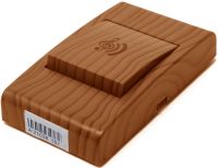 Дверний дзвінок Luckarm A601 від розетки 220v Brown бездротова кнопка передавач сигналу і приймач від мережі на 32 мелодії для вхідних дверей до 150 м