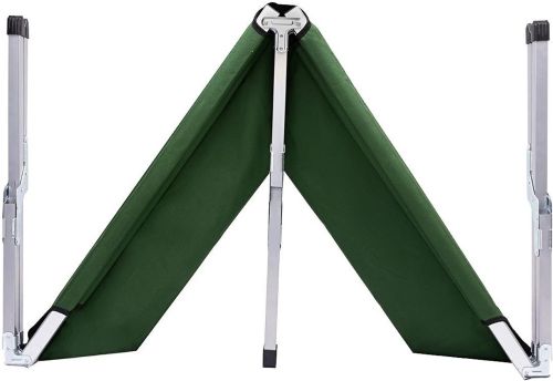 Розкладне ліжко для кемпінгу Camp Bed 190х65 см портативна складна розкладачка з алюмінієвим каркасом до 120 кг ліжко-розкладачка з чохлом