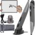Бездротова оптична миша Pocket Wireless Pen Mouse Fairy сенсорна перезаряджається ручка пульт для малювання 1000 DPI з адаптером Micro USB Type-C сіра